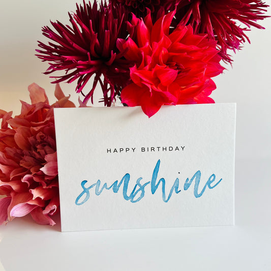 Happy Birthday Sunshine